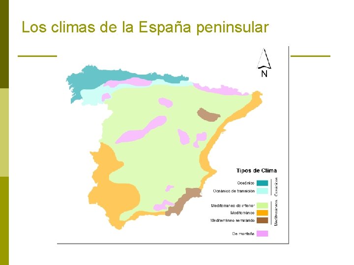 Los climas de la España peninsular 