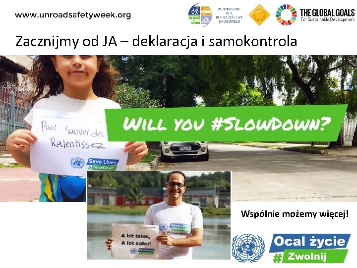 BACKGROUND Zacznijmy od JA – deklaracja i samokontrola Wspólnie możemy więcej! 