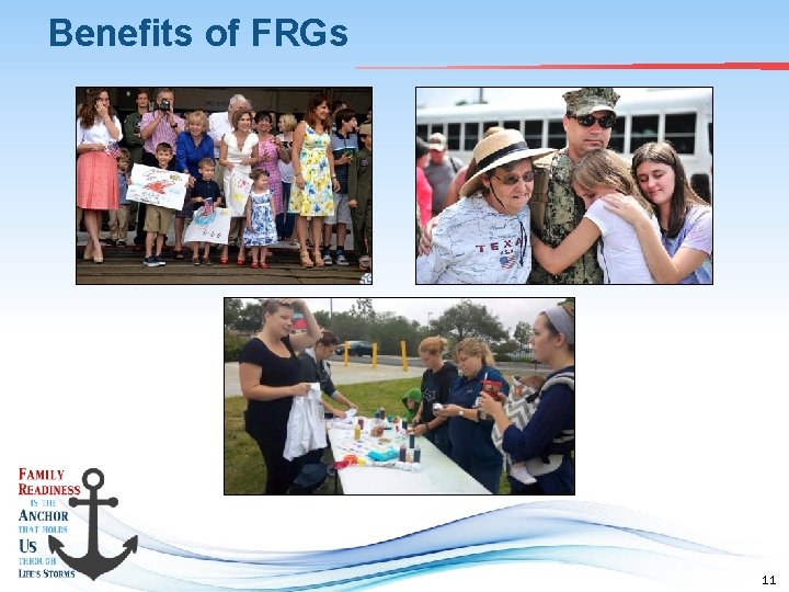 Benefits of FRGs 11 