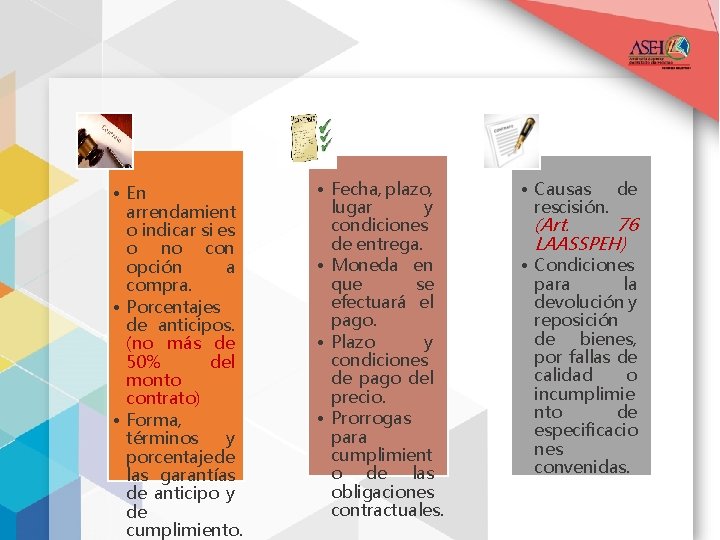  • En arrendamient o indicar si es o no con opción a compra.