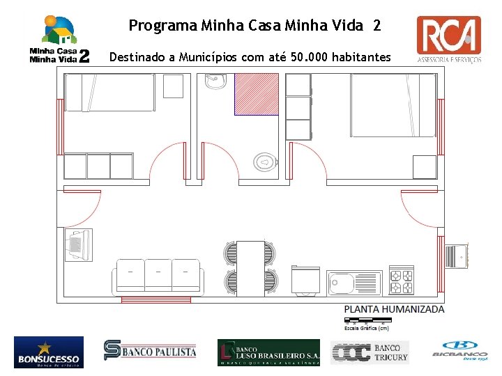  Programa Minha Casa Minha Vida 2 Destinado a Municípios com até 50. 000