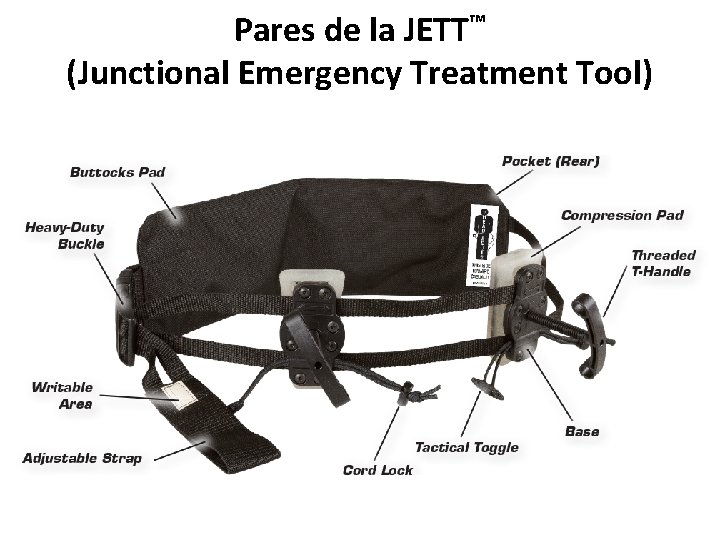 Pares de la JETT™ (Junctional Emergency Treatment Tool) 