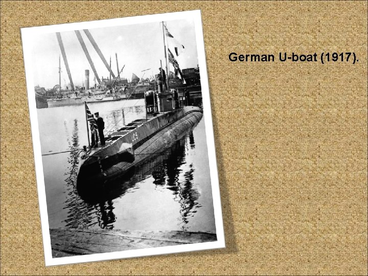 German U-boat (1917). 