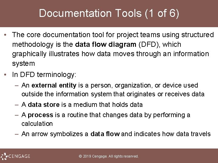 Documentation Tools (1 of 6) • The core documentation tool for project teams using