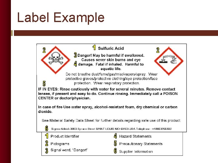Label Example 