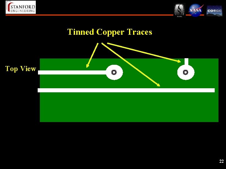 Tinned Copper Traces Top View 22 