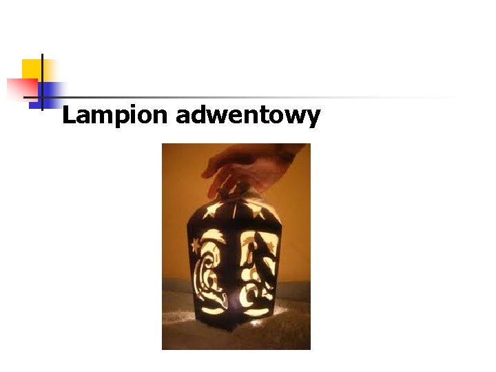 Lampion adwentowy 