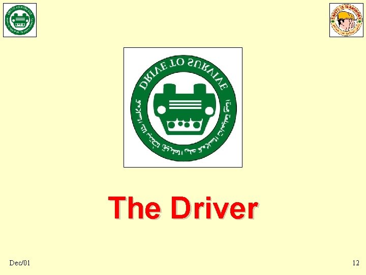 The Driver Dec/01 12 The Driver Dec/01 12