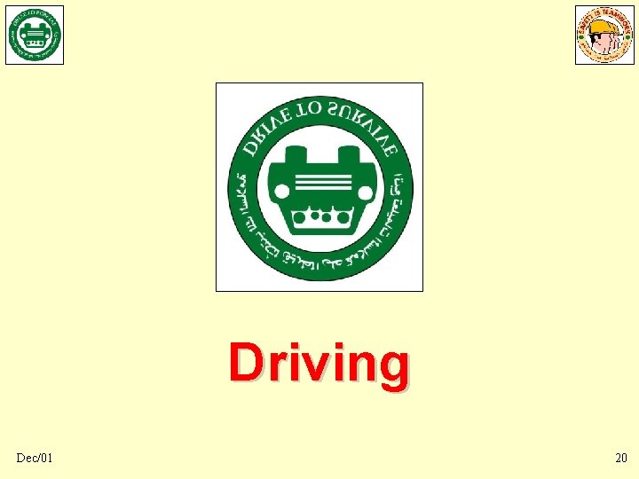 Driving Dec/01 20 Driving Dec/01 20
