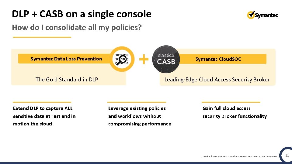 DLP + CASB on a single console How do I consolidate all my policies?