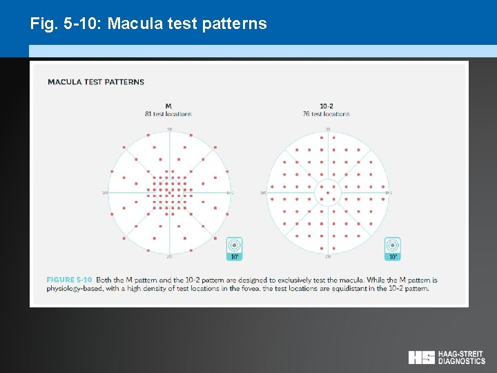 Fig. 5 -10: Macula test patterns 