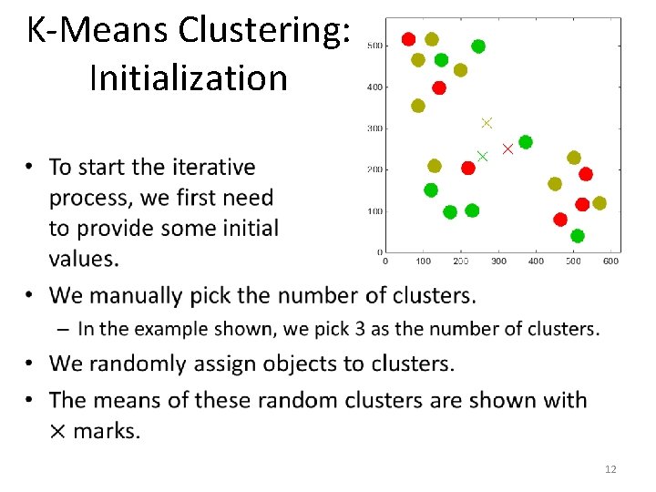 K-Means Clustering: Initialization • 12 