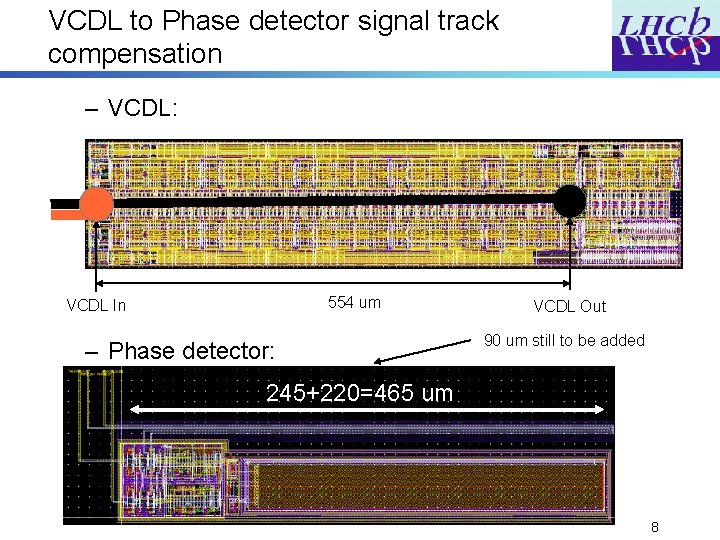 VCDL to Phase detector signal track compensation – VCDL: To PD. . . 554 VCDL to Phase detector signal track compensation – VCDL: To PD. . . 554