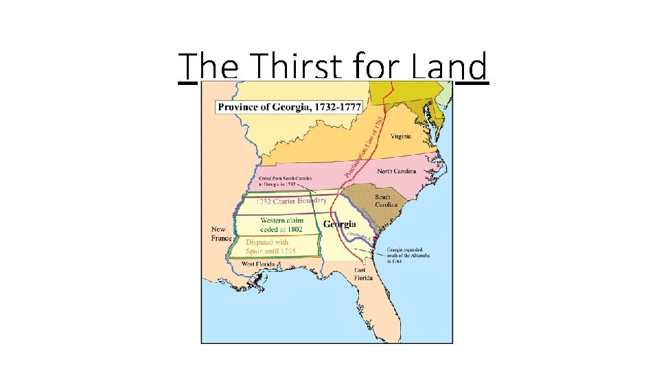 The Thirst for Land The Thirst for Land