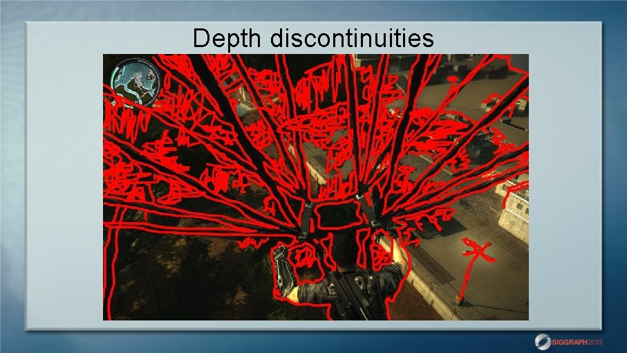 Depth discontinuities 