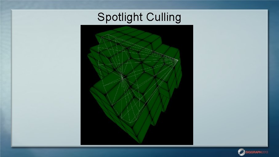 Spotlight Culling 