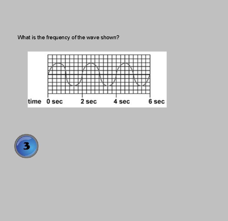 What is the frequency of the wave shown? 