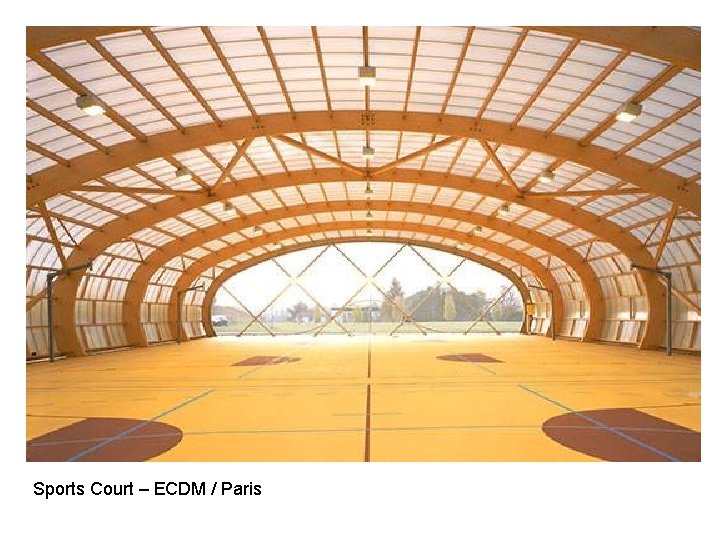 Sports Court – ECDM / Paris 