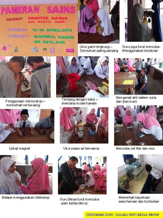 Ukur garis lengkung – Senyuman paling panjang Penggunaan mikrooskop – memerhati sel bawang Ujikaji