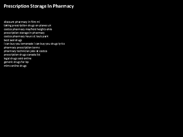 Prescription Storage In Pharmacy discount pharmacy in flint mi taking prescription drugs on planes