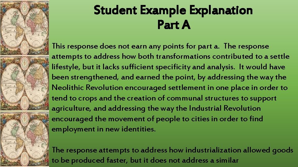 Student Example Explanation Part A This response does not earn any points for part Student Example Explanation Part A This response does not earn any points for part