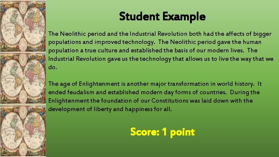 Student Example The Neolithic period and the Industrial Revolution both had the affects of Student Example The Neolithic period and the Industrial Revolution both had the affects of