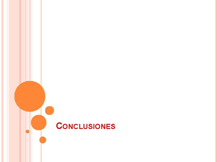 CONCLUSIONES CONCLUSIONES