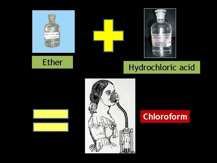 Ether Hydrochloric acid Chloroform 