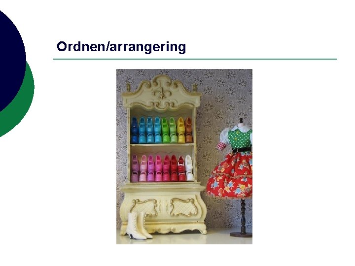 Ordnen/arrangering 