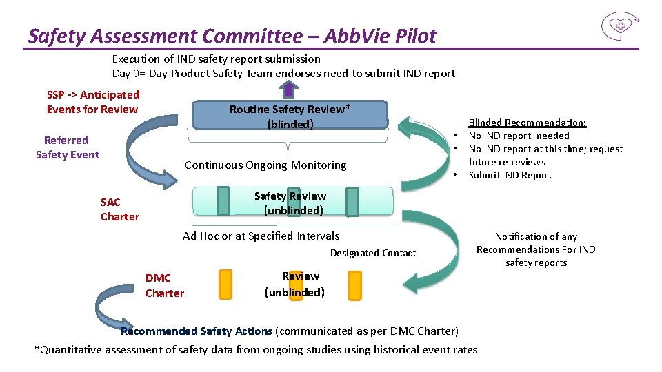 Safety Assessment Committee – Abb. Vie Pilot Execution of IND safety report submission Day