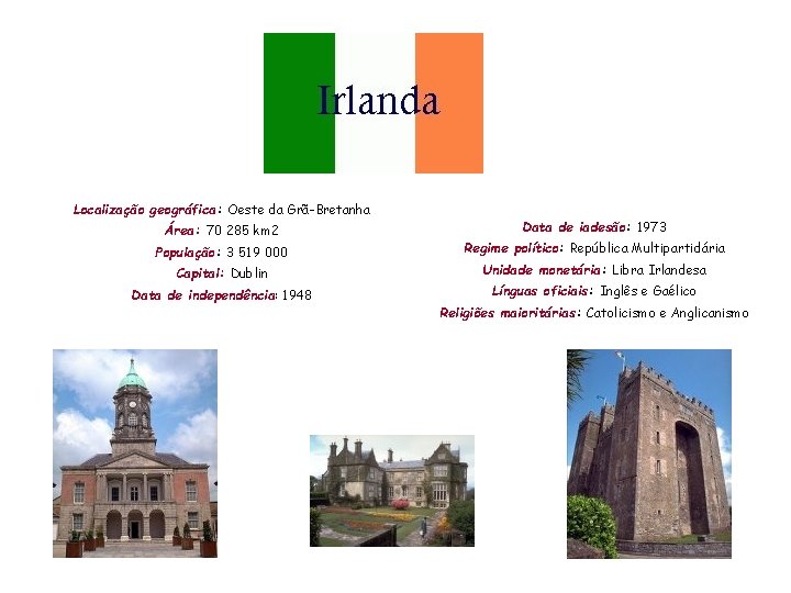 Localização geográfica: Oeste da Grã-Bretanha Área: 70 285 km 2 População: 3 519 000