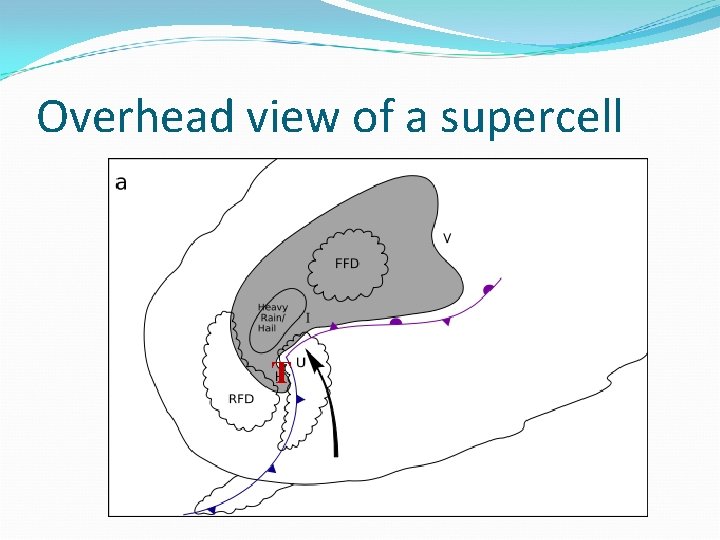 Overhead view of a supercell T Overhead view of a supercell T