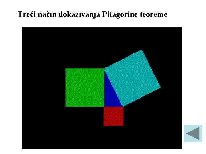 Treći način dokazivanja Pitagorine teoreme 