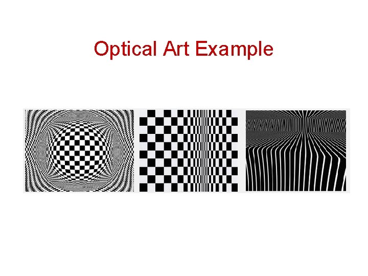 Optical Art Example 