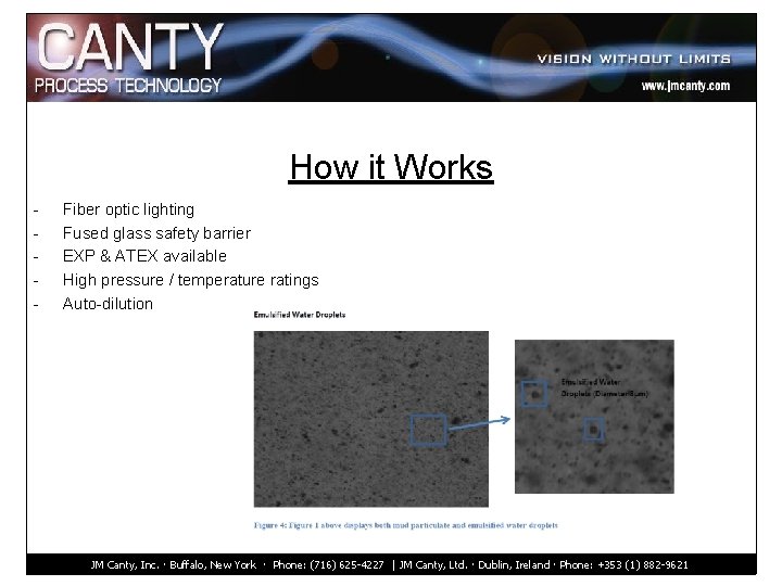 How it Works - Fiber optic lighting Fused glass safety barrier EXP & ATEX