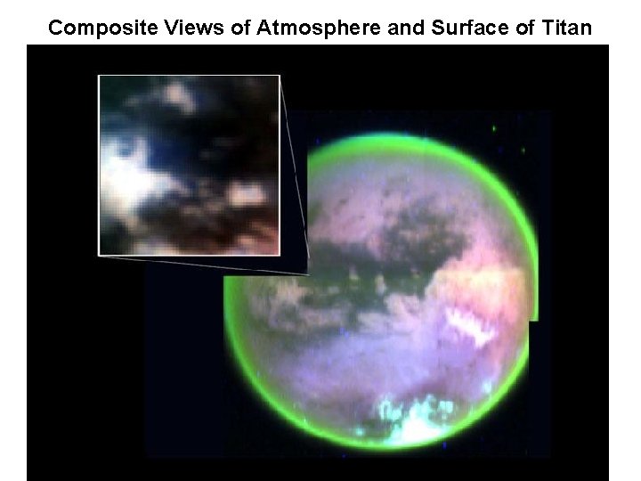 Composite Views of Atmosphere and Surface of Titan 