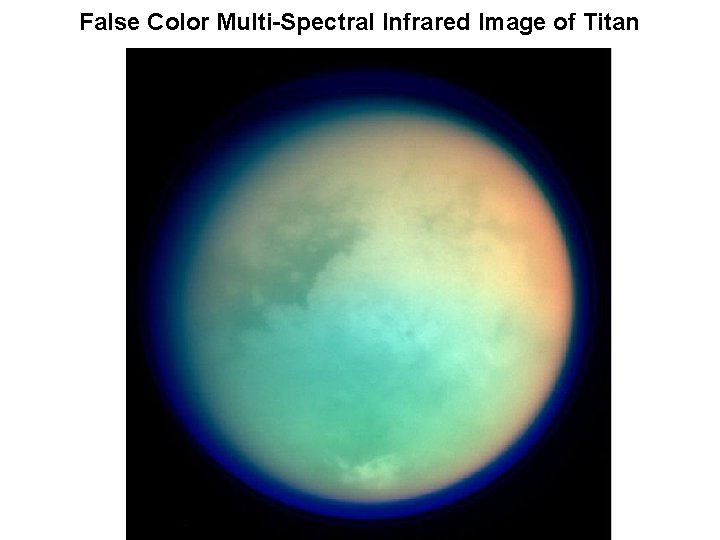 False Color Multi-Spectral Infrared Image of Titan 