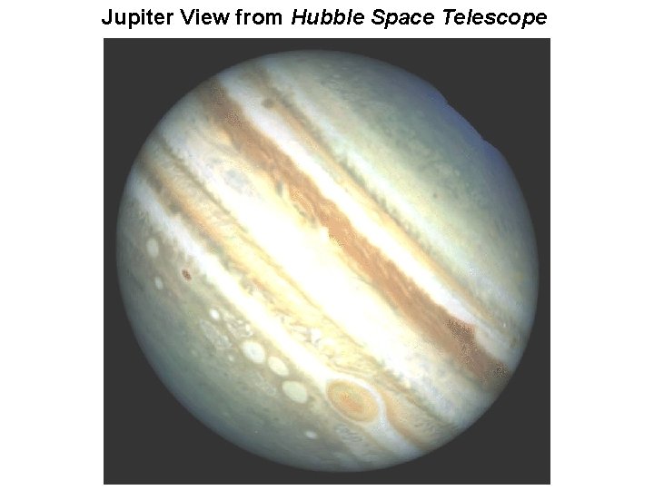 Jupiter View from Hubble Space Telescope 