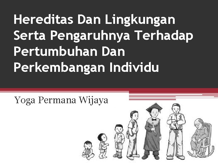 Hereditas Dan Lingkungan Serta Pengaruhnya Terhadap Pertumbuhan Dan Perkembangan Individu Yoga Permana Wijaya 