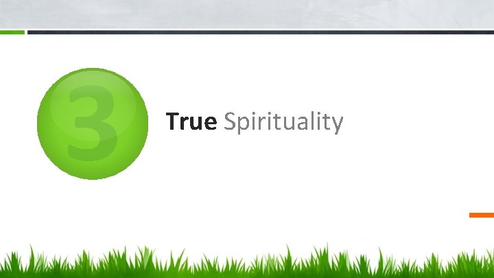 32 True Spirituality 