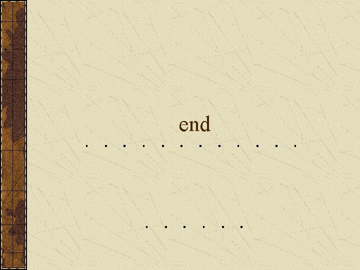 end 
