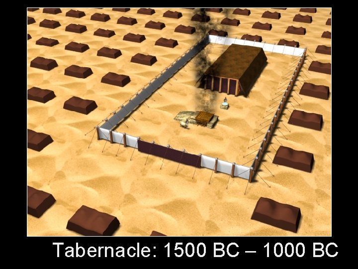Tabernacle: 1500 BC – 1000 BC 