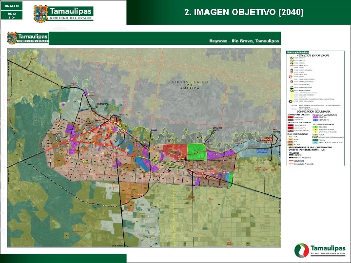 Mapa ZM Mapa Proy 2. IMAGEN OBJETIVO (2040) 