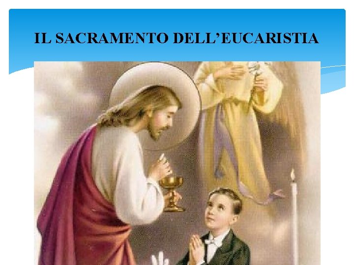 IL SACRAMENTO DELL’EUCARISTIA 