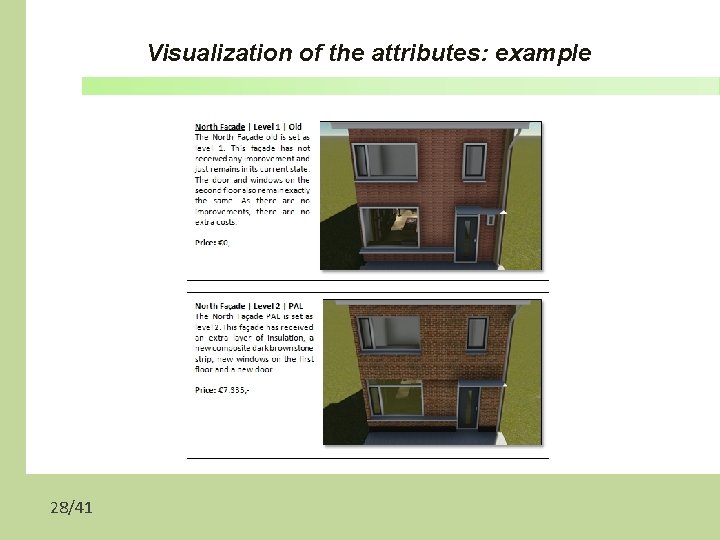 Visualization of the attributes: example 28/41 