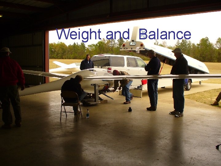 Weight and Balance 