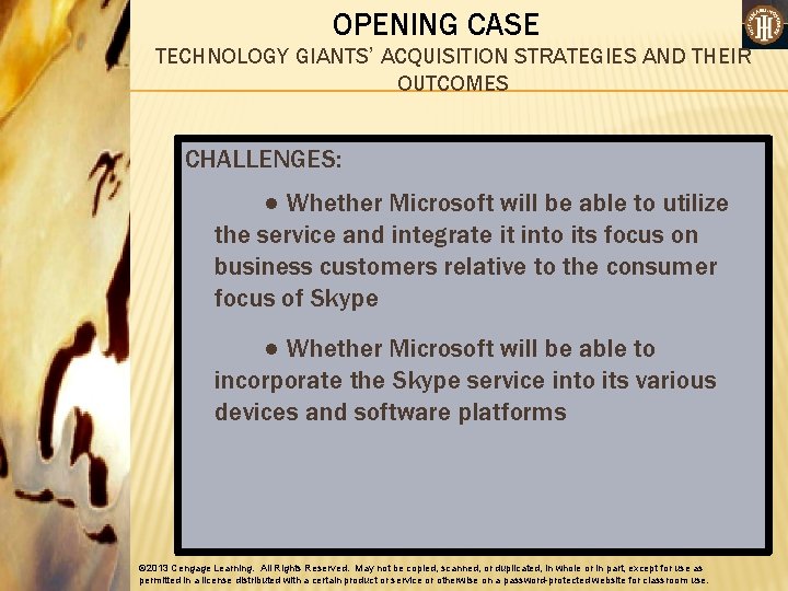 OPENING CASE TECHNOLOGY GIANTS’ ACQUISITION STRATEGIES AND THEIR OUTCOMES CHALLENGES: ● Whether Microsoft will
