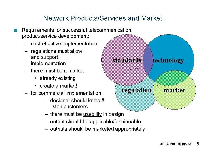 Network Products/Services and Market n Requirements for successful telecommunication product/service development: – cost effective