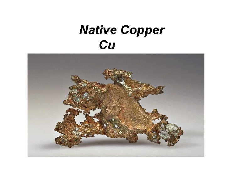 Native Copper Cu 
