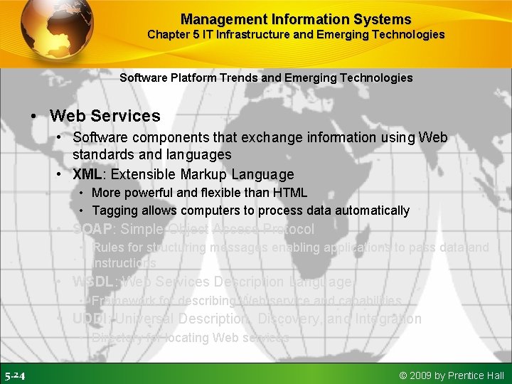 Management Information Systems Chapter 5 IT Infrastructure and Emerging Technologies Software Platform Trends and